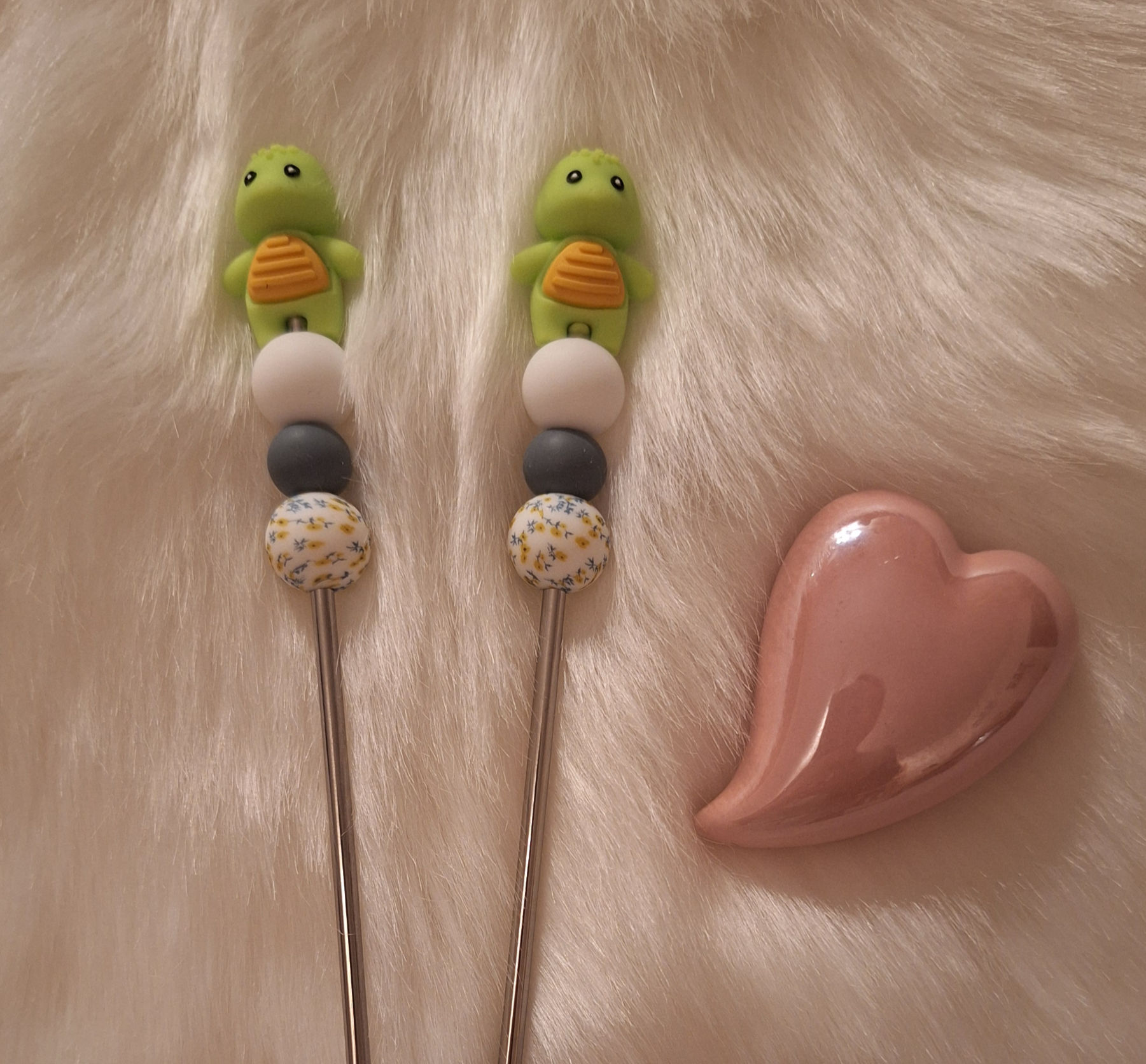 Amigurumi- Stick Schildkröte Set 2 teilig