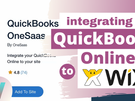 How To Integrate Quickbooks Online with Wix | Wix Training Tutorial