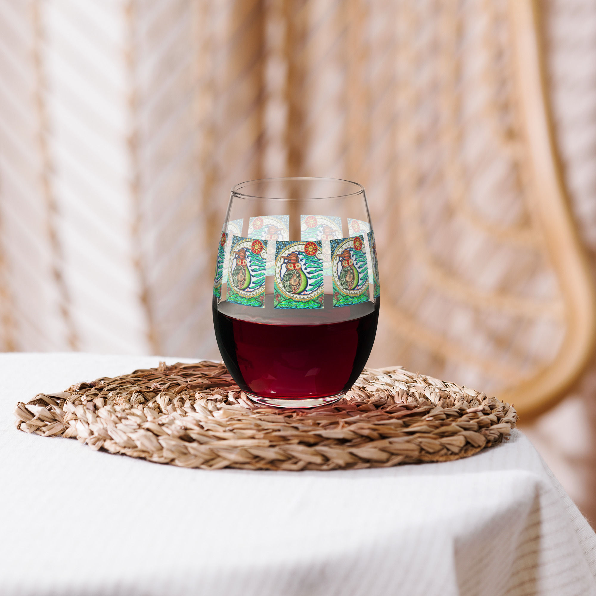 Stemless wine glass - What it's Like to Be 60