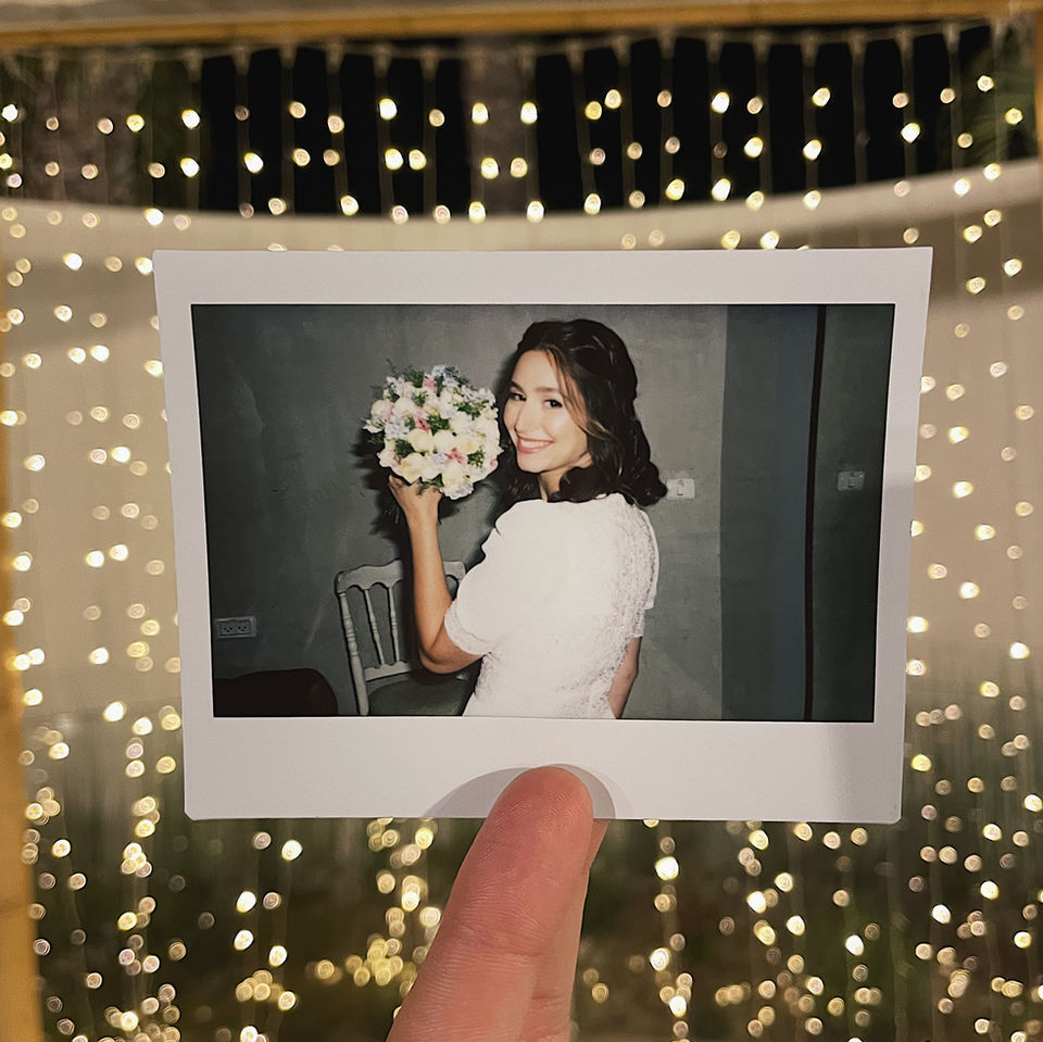 צילומי פולארויד לחתונה
מזכרת לחתונה