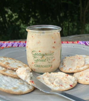 Creamy Goat Cheese Chevre goes well on crackers, bread, or in place of cream cheese or sour cream. 