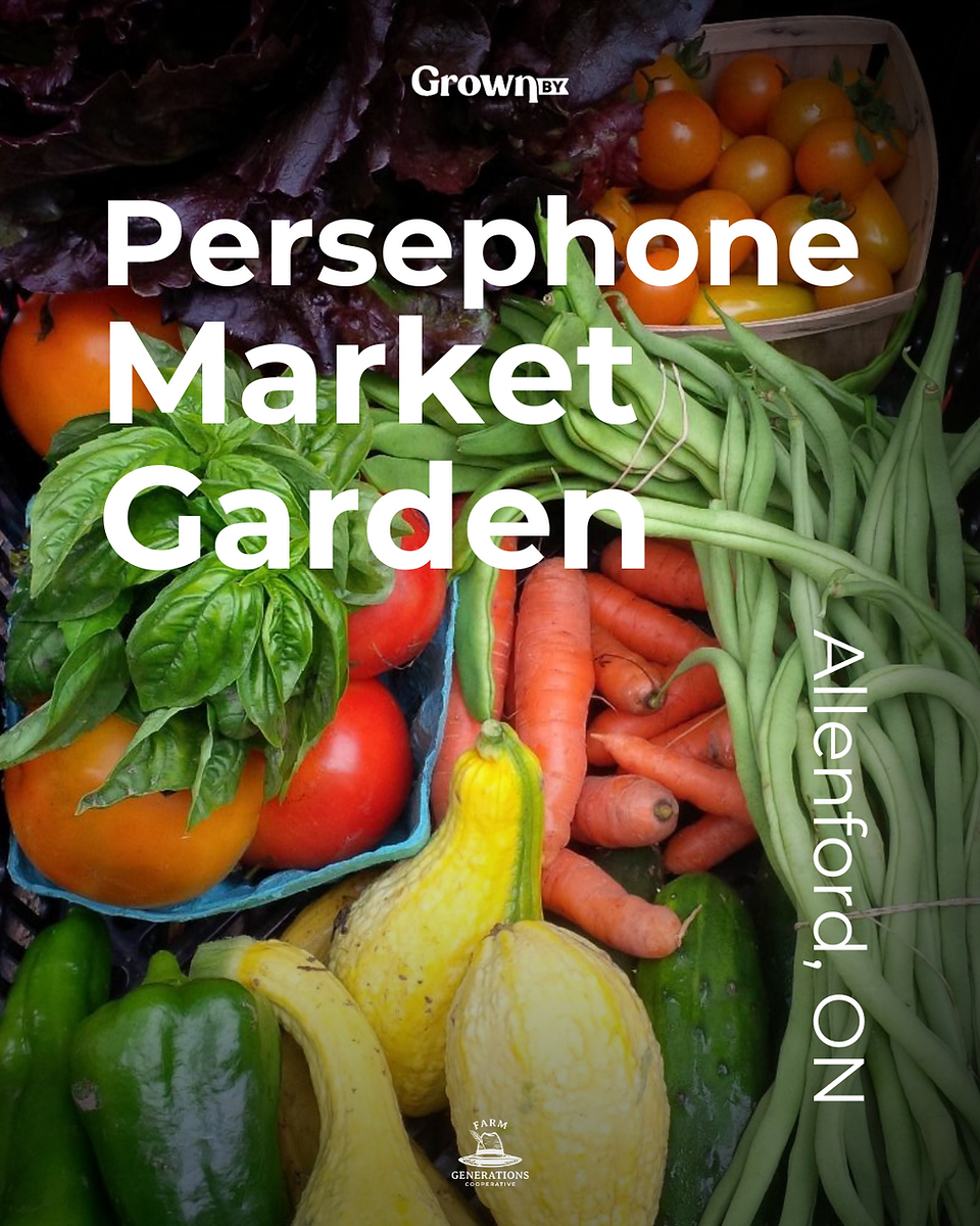 Persephone Market Garden in Allenford, ON