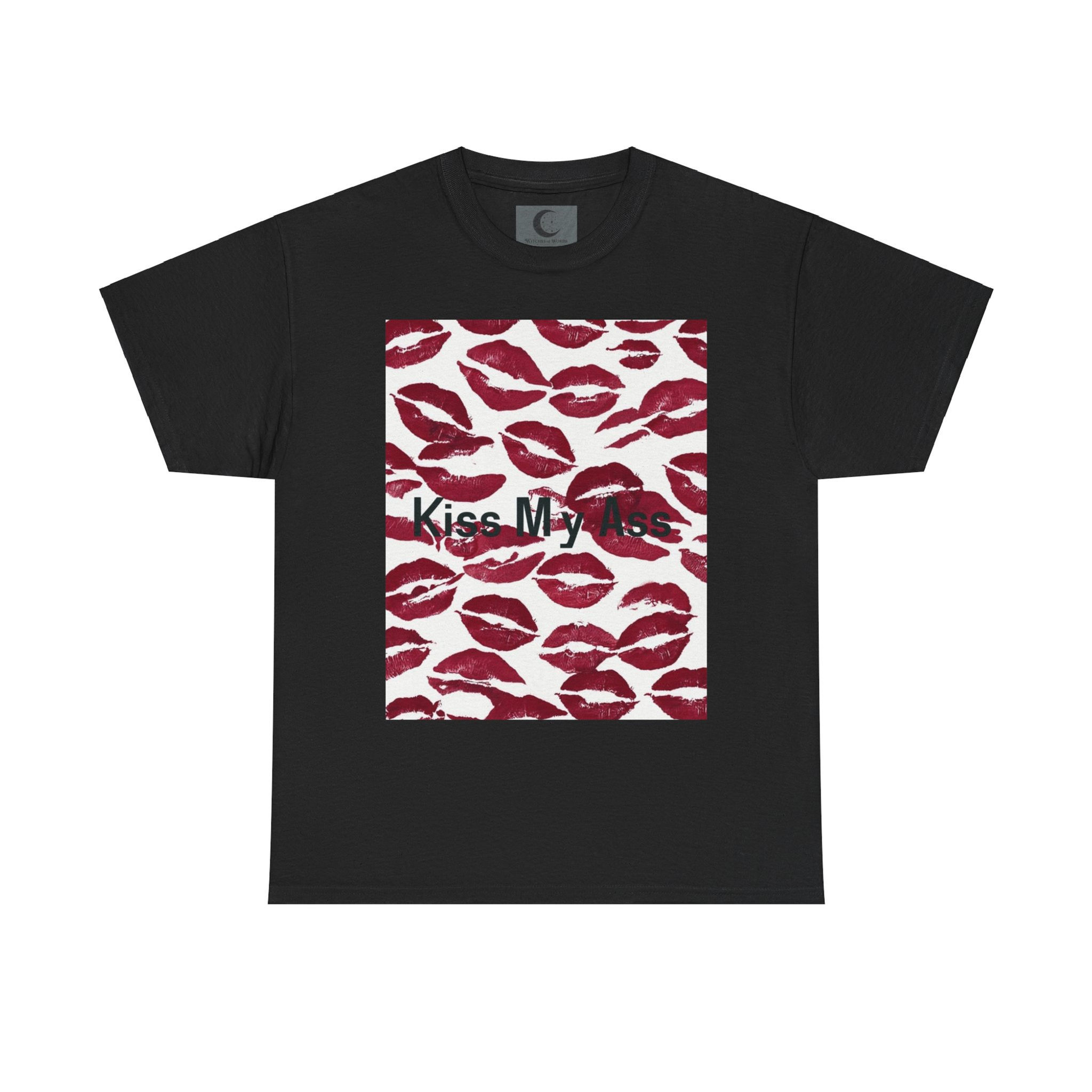 Not Your Darling Kiss My Ass Lip Print Unisex Tee - Bold Shirt for Men and Women