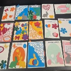 Karki świąteczne własnoręcznie wykonane przez uczniów.