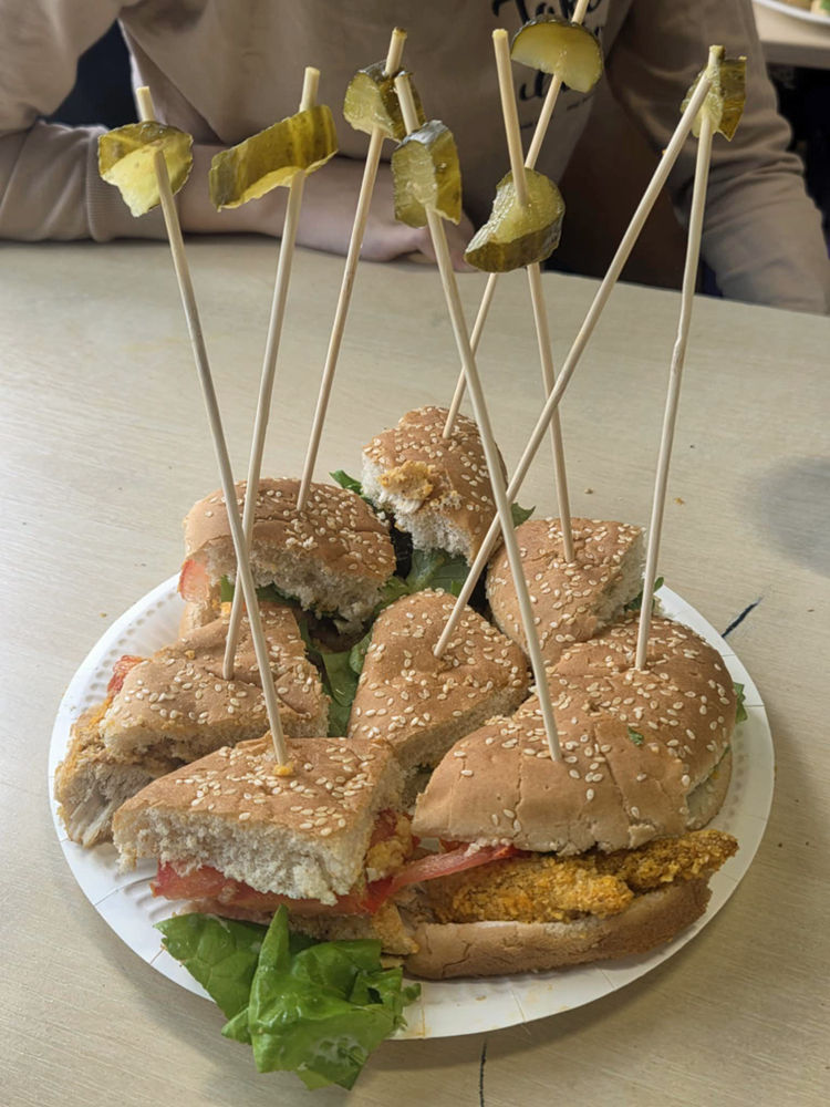 Potrawa przygotowana przez uczniów klasy 7b