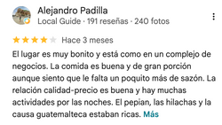 Thank you for your honest Google Maps reviewsGracias por sus opiniones verídicas de google