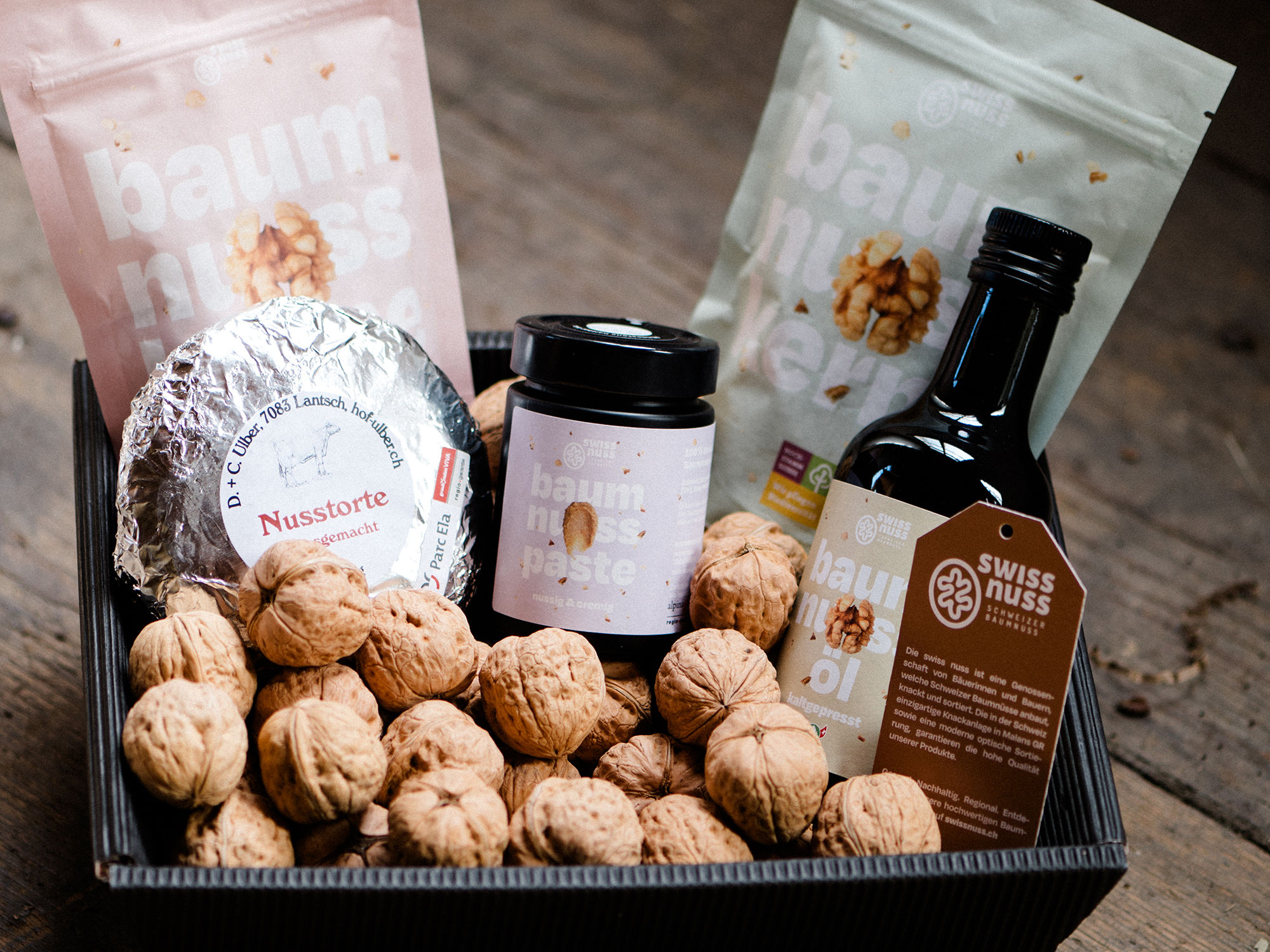 Baumnuss-Geschenkkorb