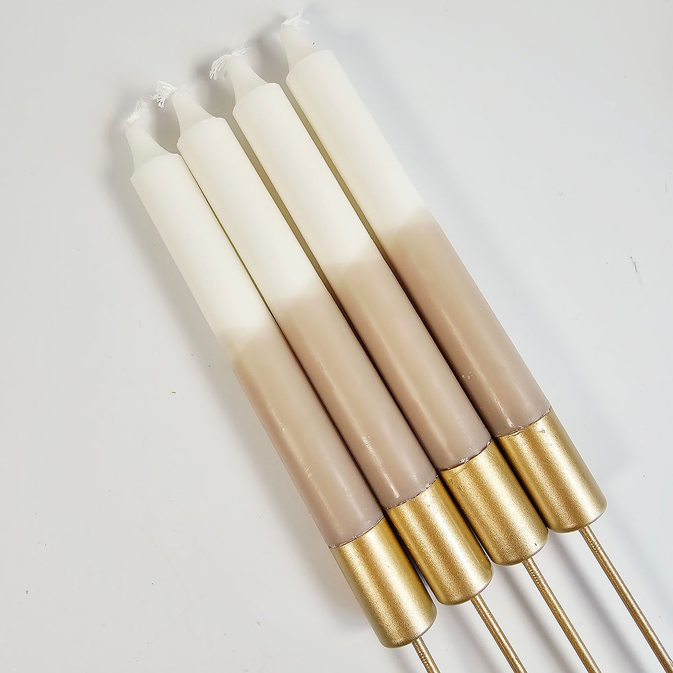 Miniaturbild: Moderner Adventskranz - Trockenblumenkranz in creme-braun im BOHO-Style