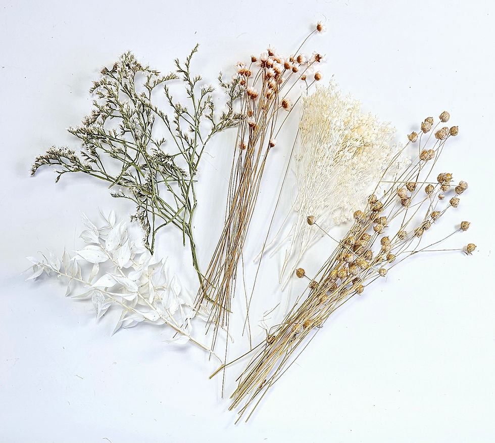 Miniaturbild: Trockenblumenarmband zum selber machen, Armband binden, Blumenarmband DIY-Set für Junggesellinnenabschiede mit Anleitung