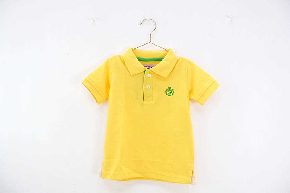 Miniatura: Playera polo lisa para niño marca Bridel
