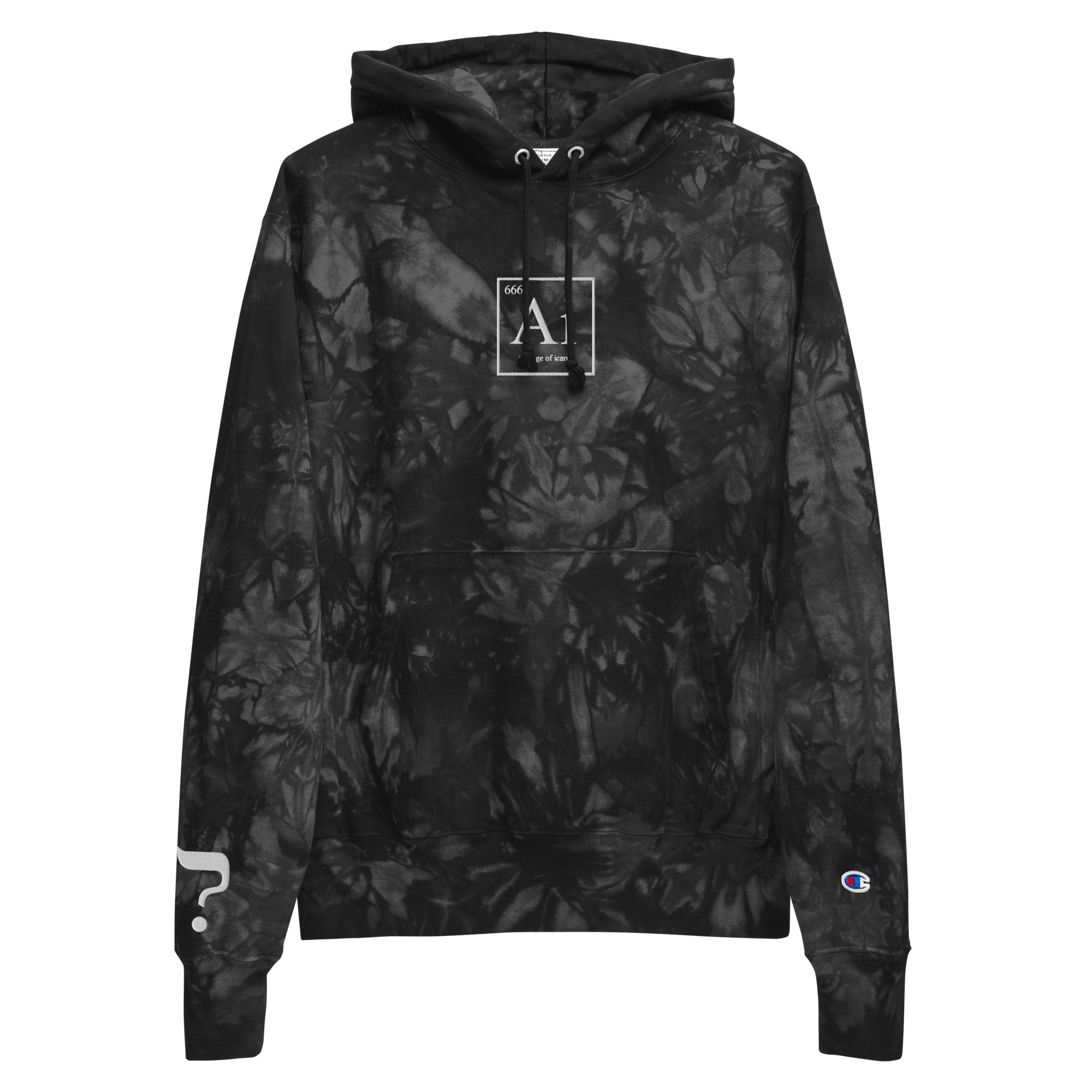 Ai Champion tie-dye hoodie