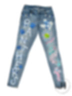 Thumbnail: Customized Hand-Painted Jeans