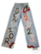 Thumbnail: Customized Hand-Painted Jeans