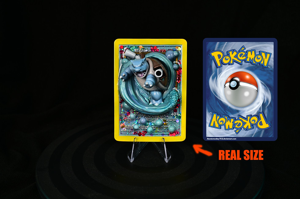 Thumbnail: Blastoise Sculpture(real card size)