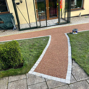 Walking path on a garden.