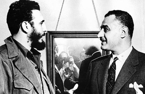 Fidel Castro visited Egypt: A warm response