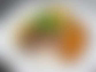 Photo depicting food recently served in the Gould Farm dining room.