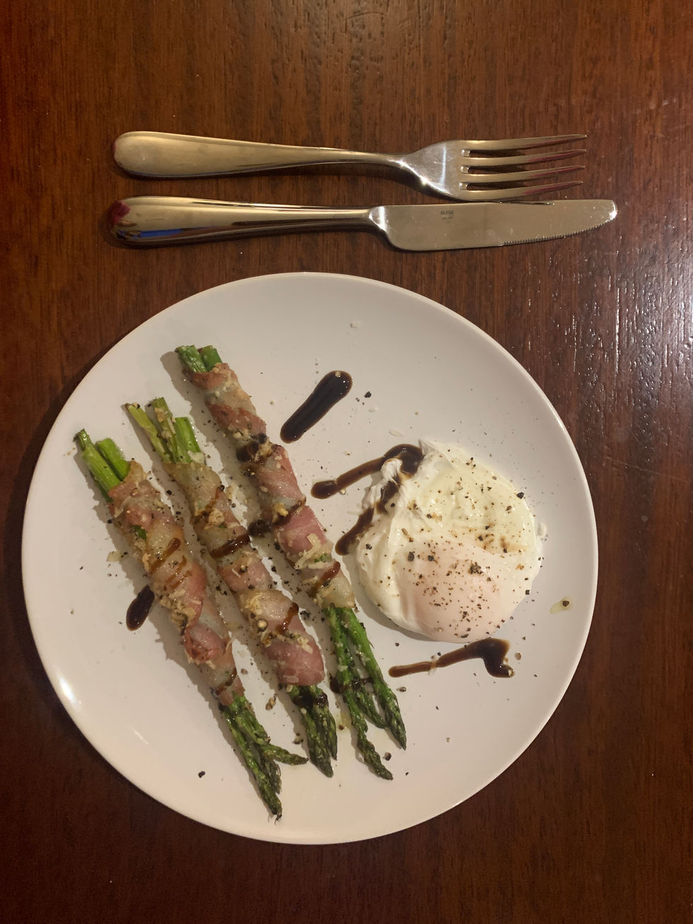 Asparagus Wrapped in Pancetta london restaurant hotel