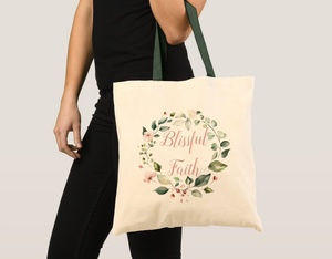 Thumbnail: Blissful Faith Tote Bag for Women