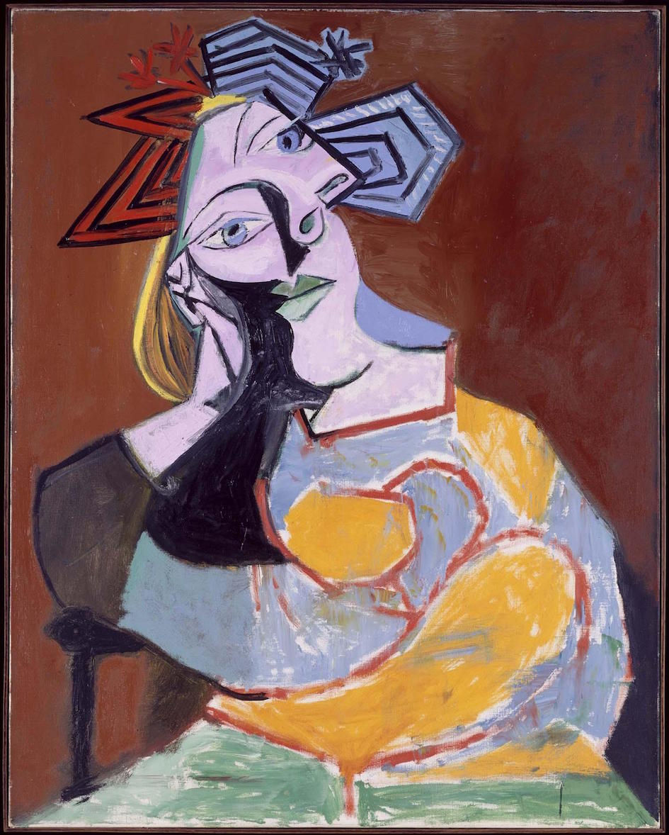 Femme assise accoudée, par Pablo Picasso, chef-d'œuvre au Musée Reina Sofía