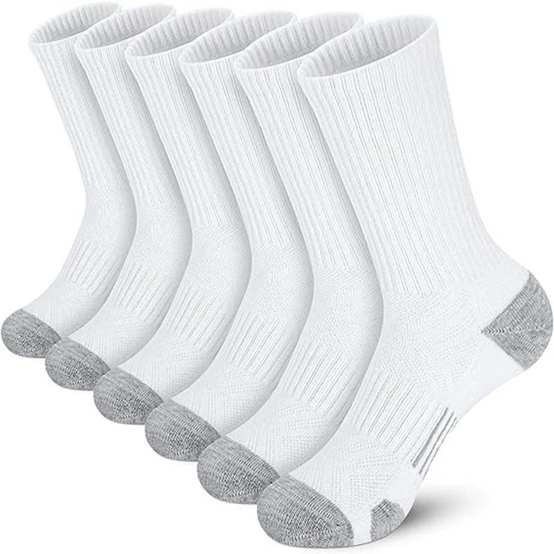 Thumbnail: 6/12 Pairs Men's Outdoor Gym Socks High Quality Comfortable Soft Ground-Gripping