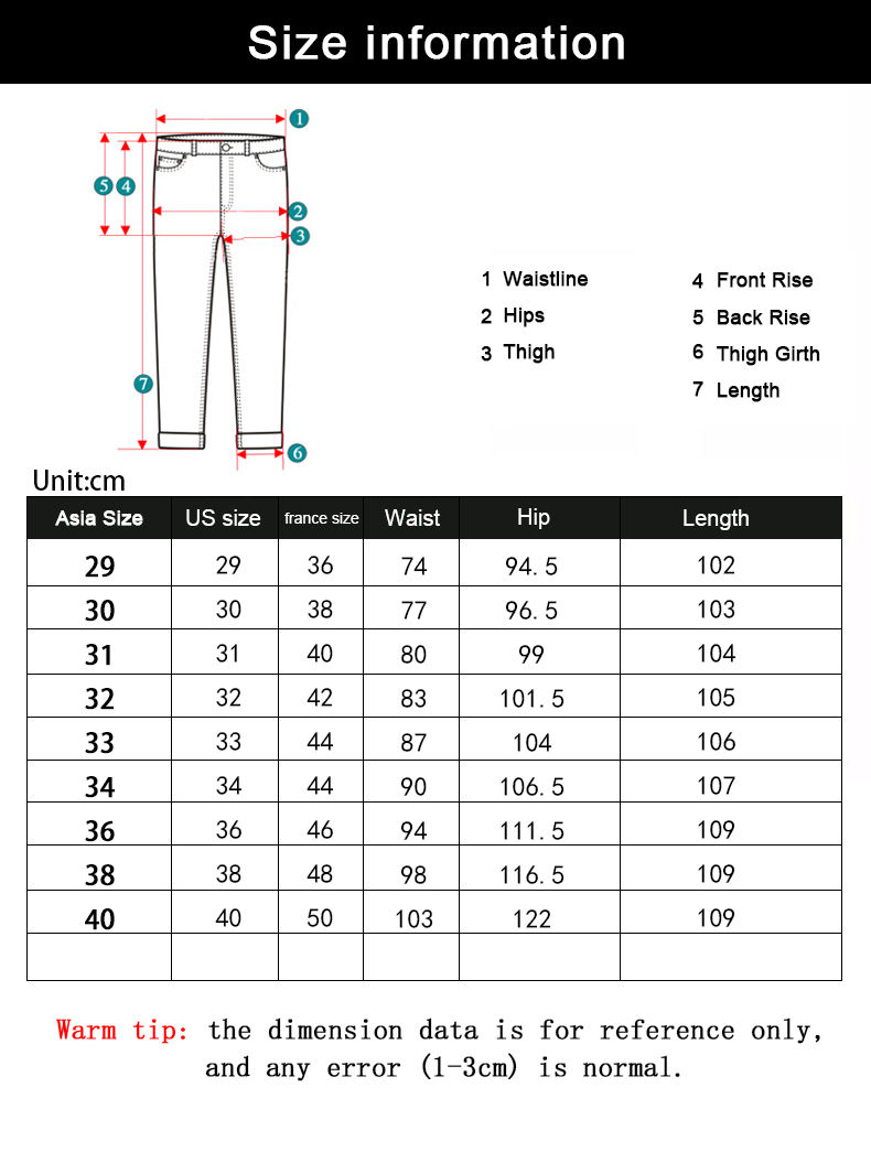 Thumbnail: Wthinlee New Business Men's Jeans Casual Straight Stretch Fashion Classic Blue B
