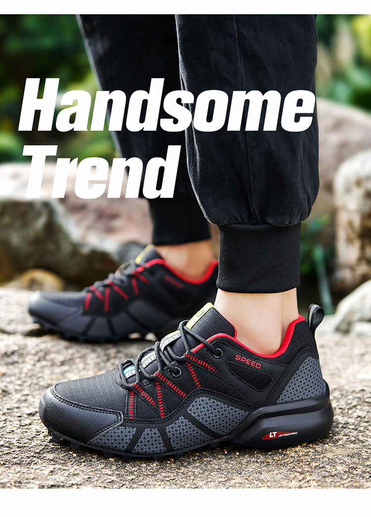 Thumbnail: Waterproof Hiking Shoes Men‘s Outdoor Trekking Sneakers Mountain Climbing Camp