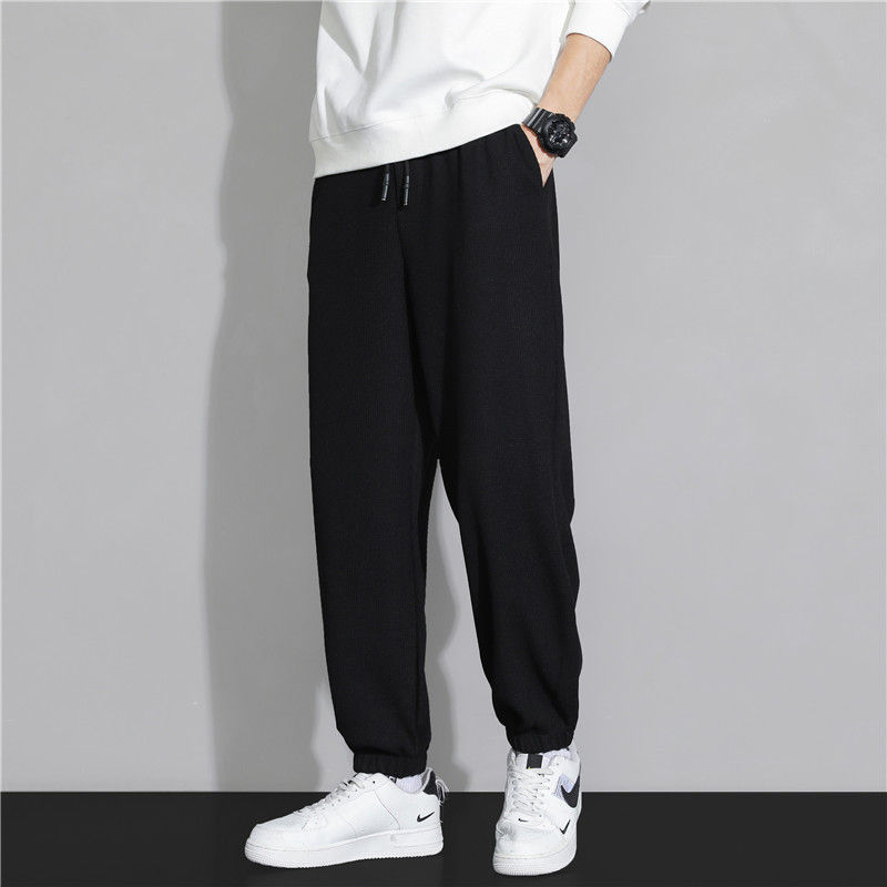 Thumbnail: 2024 New Trendy Solid Color Pants, Multi Flap Pocket Men's Cargo Pants, Loose Ca