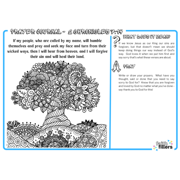 Thumbnail: FREE Two weeks Kids Prayer Journal