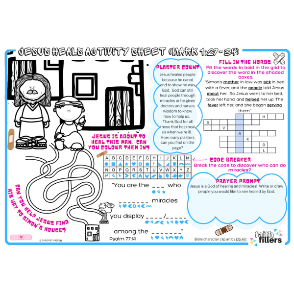 Thumbnail: FREE Cafe Church Jesus Heals (Mark 1v29-34)