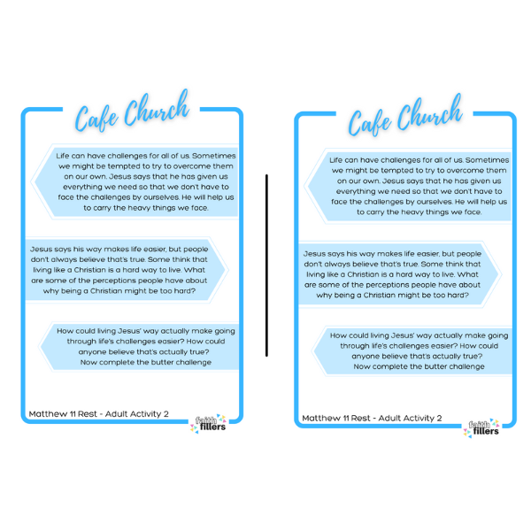 Thumbnail: FREE Cafe Church Resource: Rest