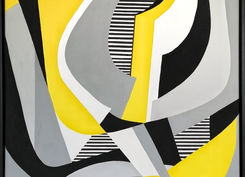 AbstractionC acrylic 2021 f 80x80x2cm