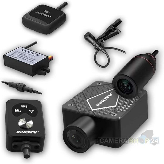 K5 4K+1080P Motorcycle Dashcam – miniatuur 6