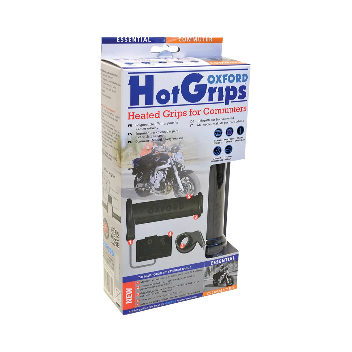 Oxford Products Hotgrips essential commuter