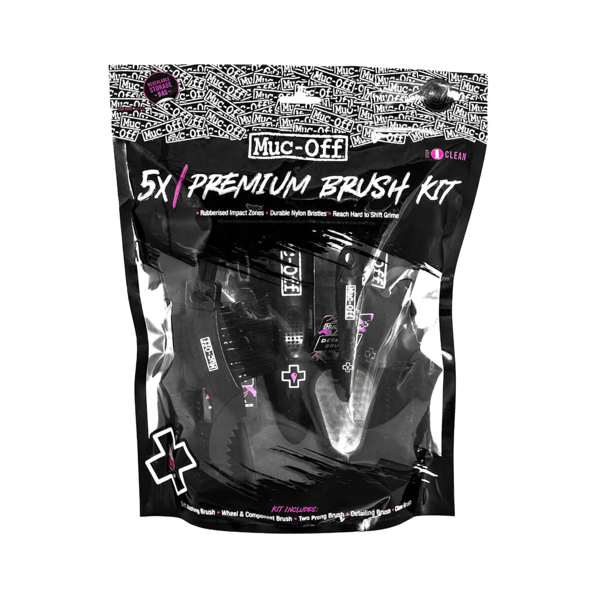 Muc-Off 5X Premium Brush Kit – miniatuur 3