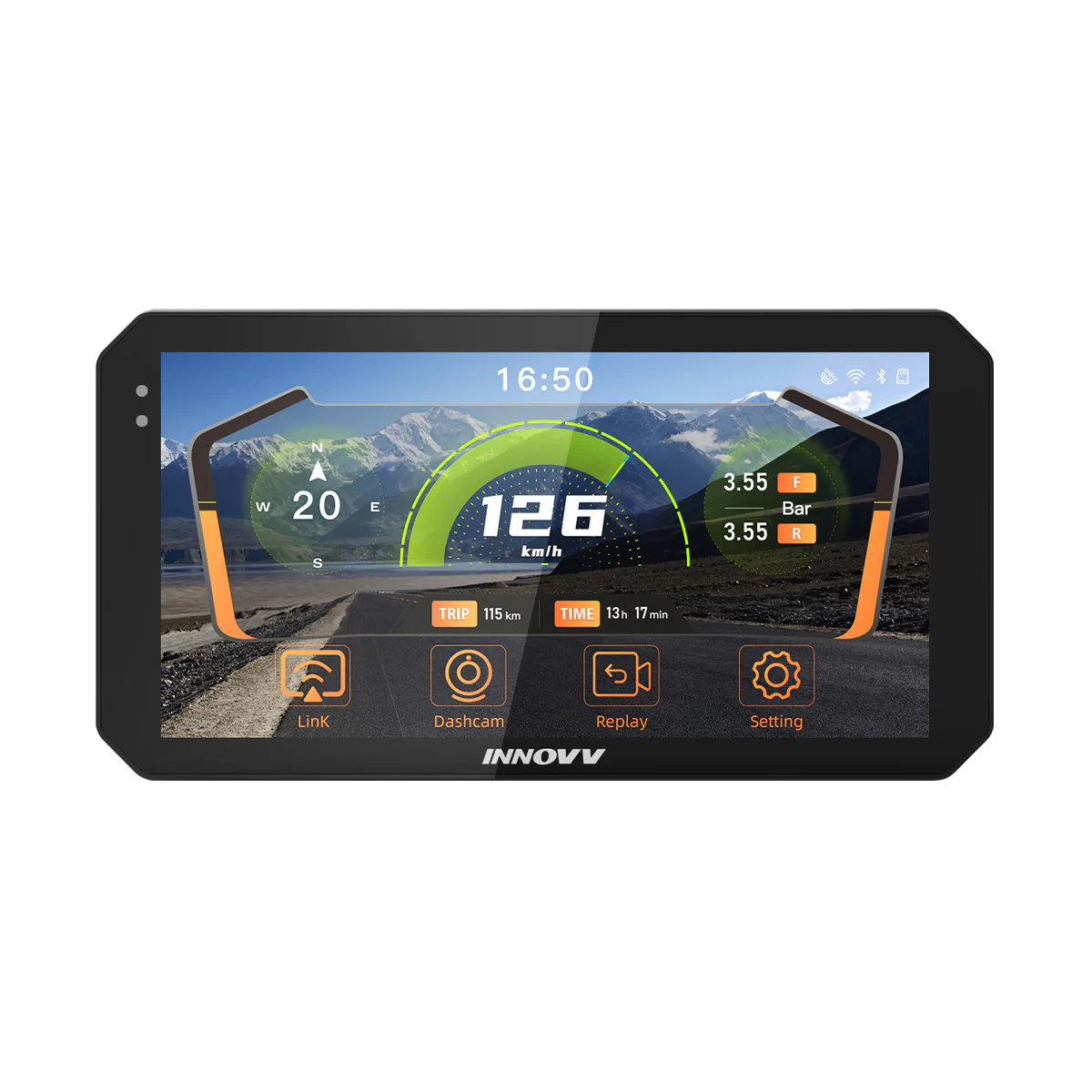INNOVV N2 Smart Riding System + Camera's + GPS