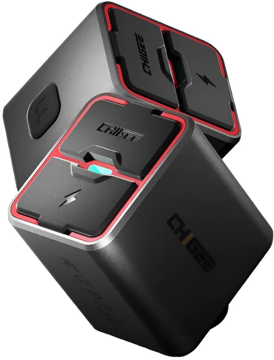 CHIGEE MFP0094 TR100 2-way USB A/C Fast Charger – miniatuur 4