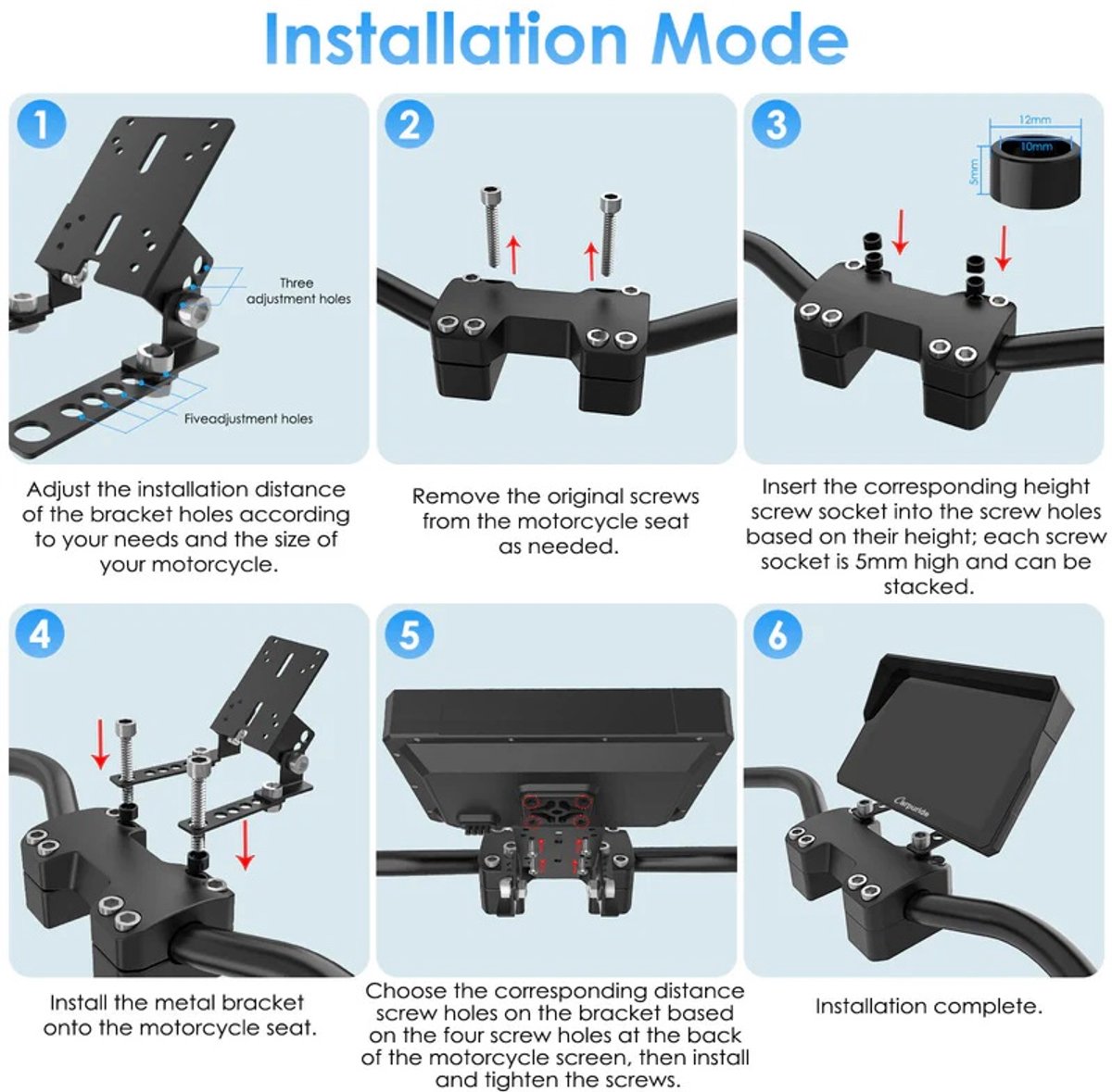 Carpuride - Navigatie Harley & Mount System (Andriod auto & Carp – miniatuur 8