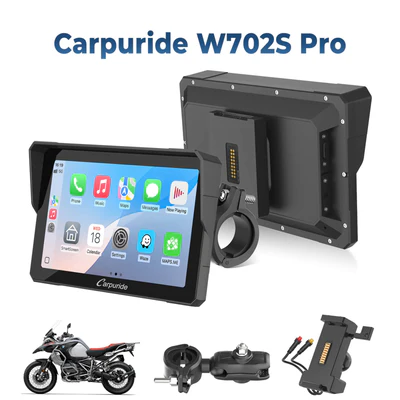 Carpuride Motorfiets Smart Stereo Carpuride W702S Pro