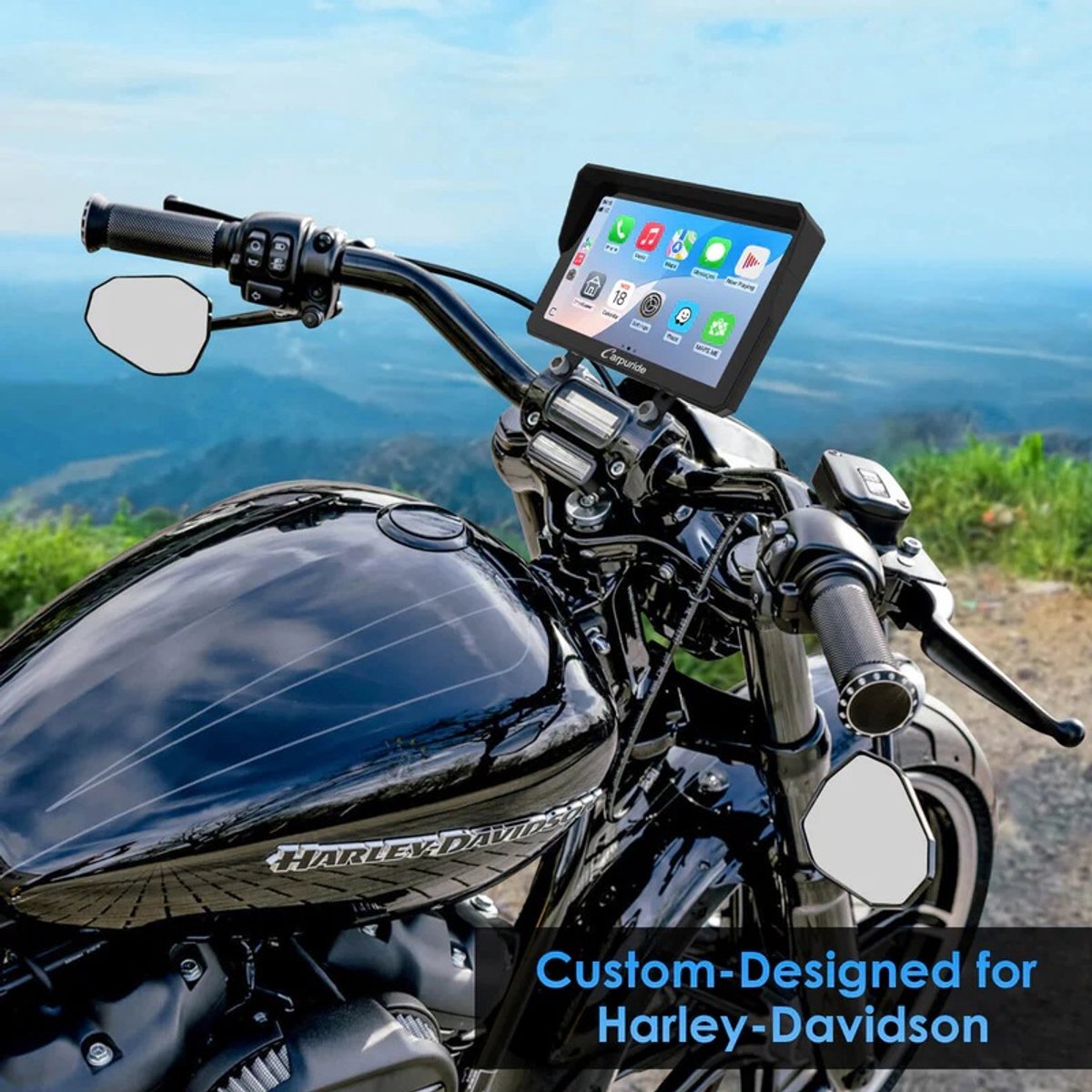 Carpuride - Navigatie Harley & Mount System (Andriod auto & Carp – miniatuur 5