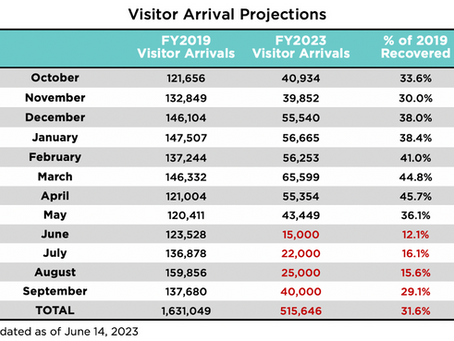 Mawar impacts May arrivals, Industry remains resilient