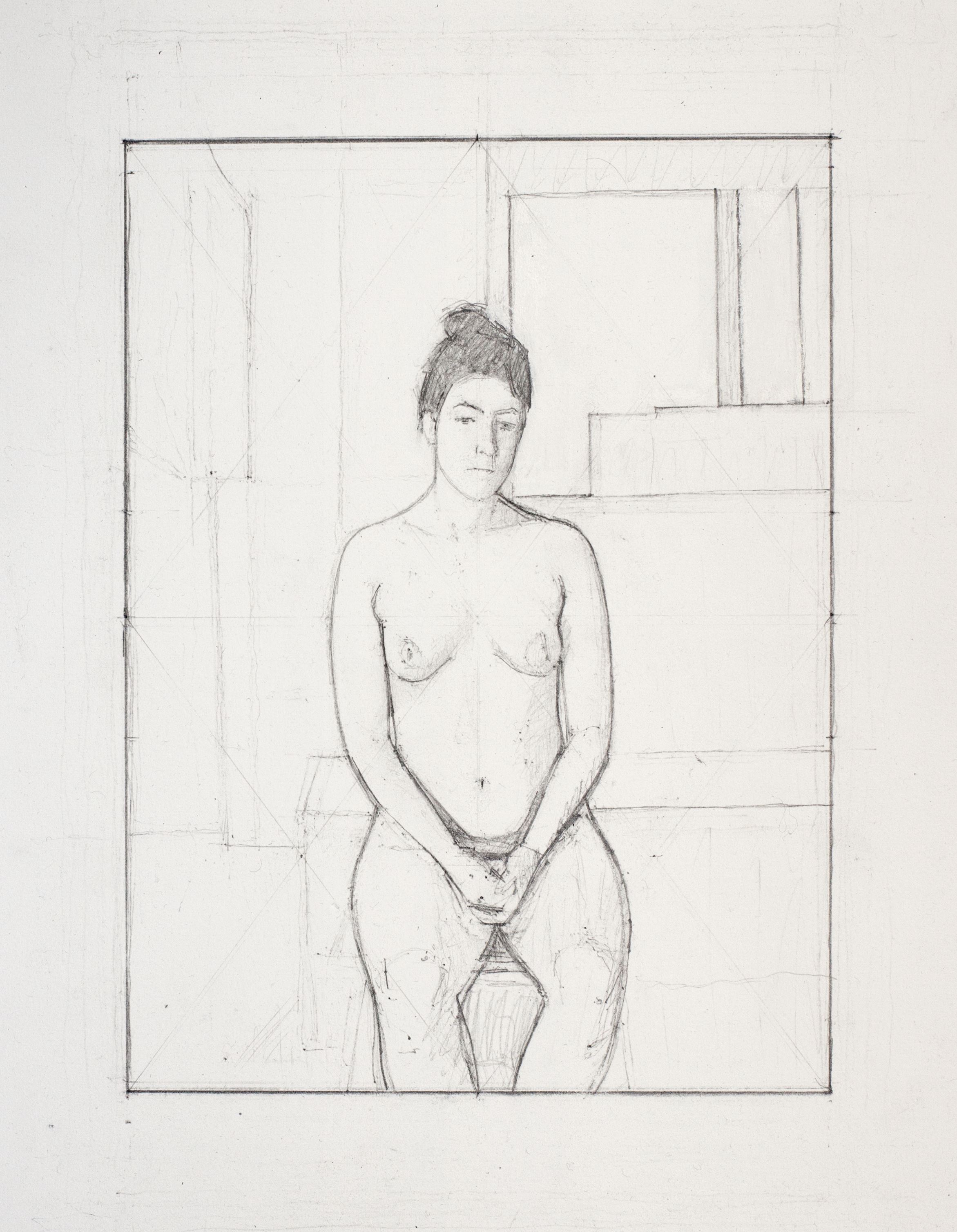 First study for La Femme, 2013