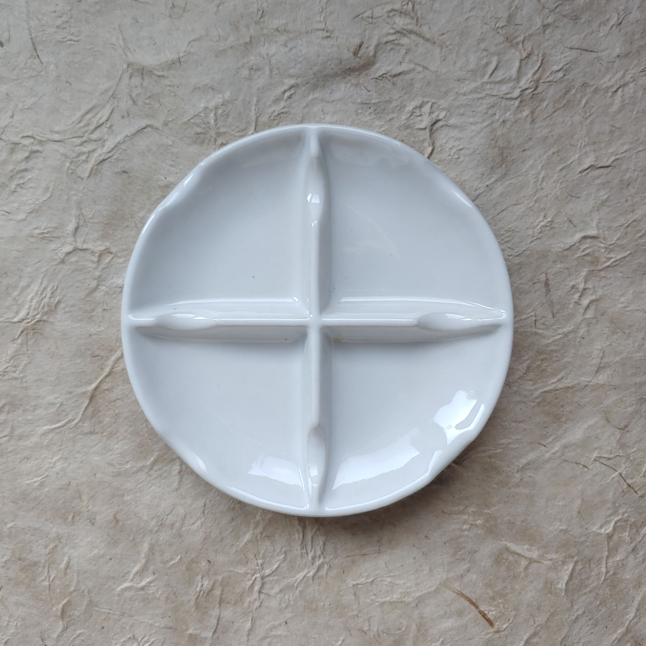 Vintage Miniature Ceramic Paint Palette