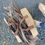 Thumbnail: 'Coolamon' Jute Garden Wood Carrier / Leather Handles