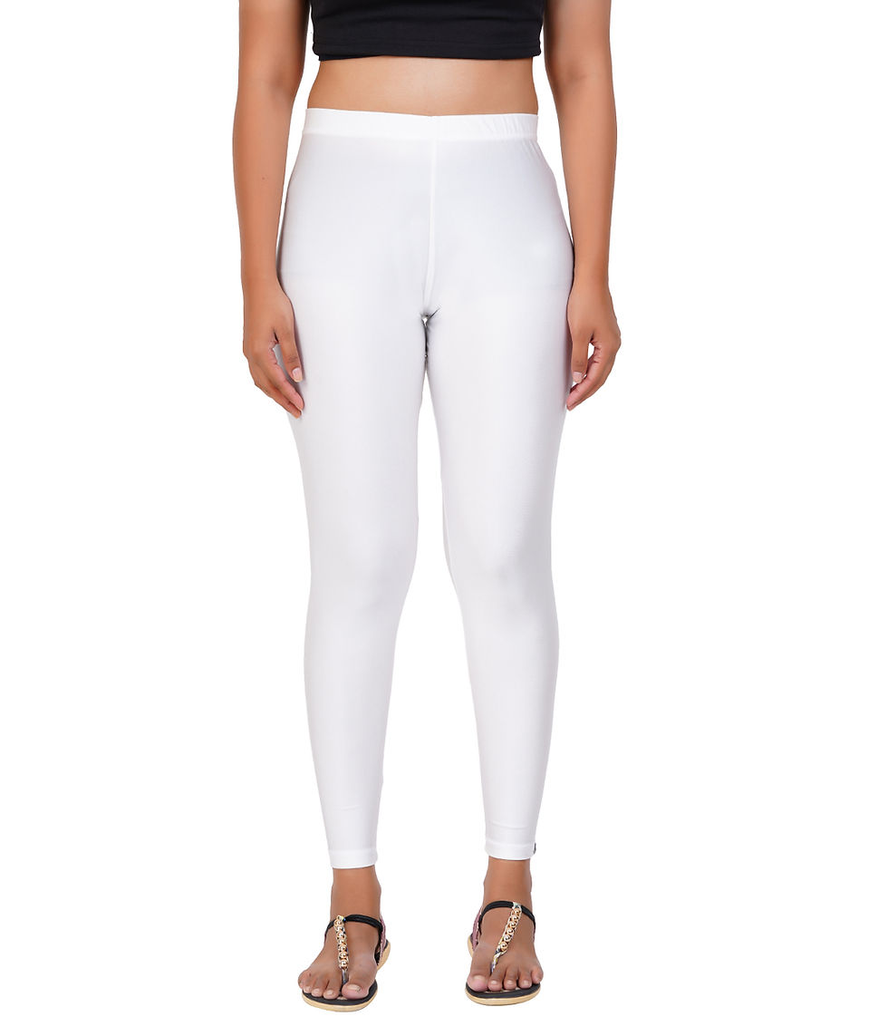 Thumbnail: White Shimmer Leggings