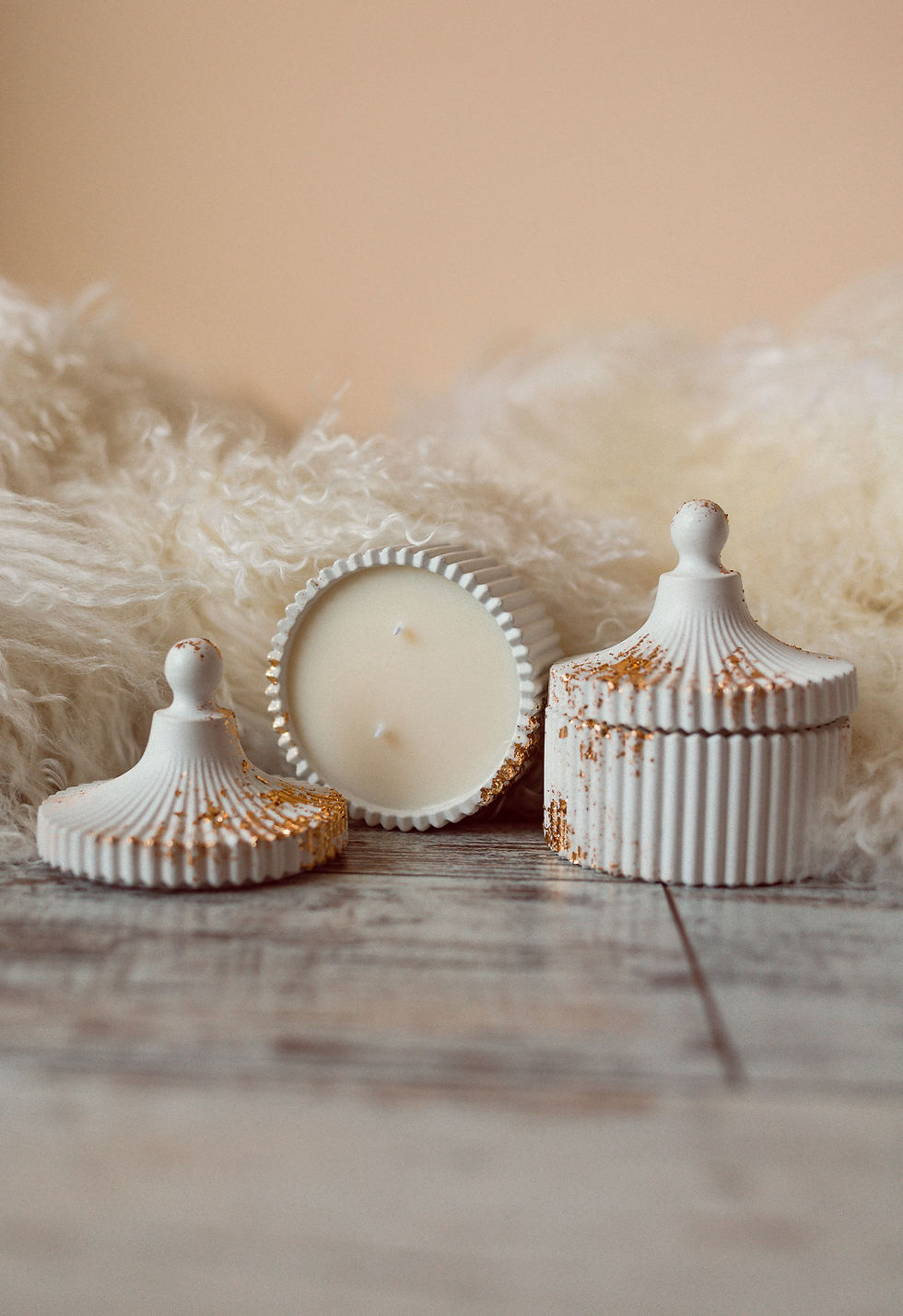 Miniatura: Designové sójové svíčky v dekorační dóze