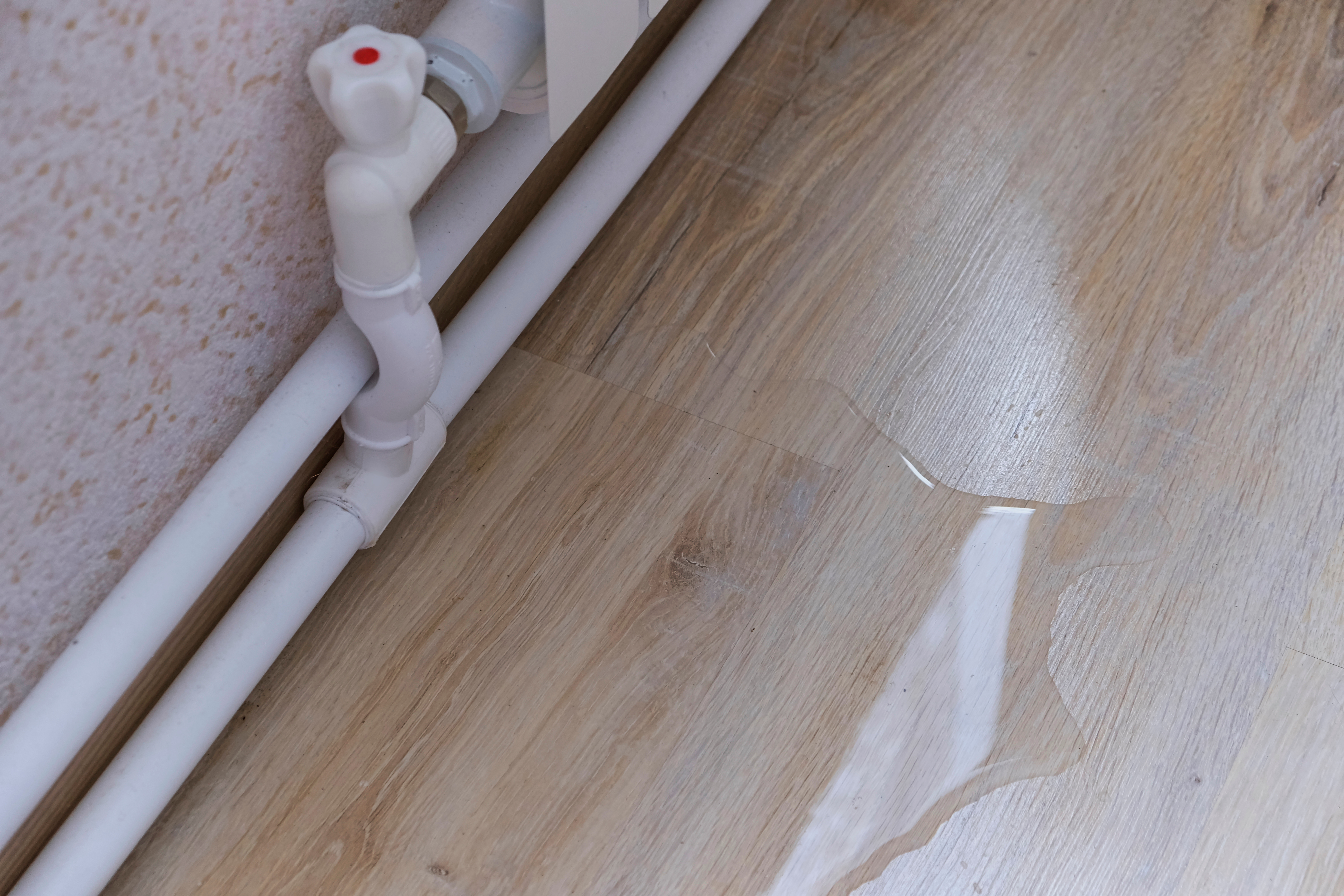 Pipe leak damage