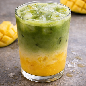 Mango Matcha Latte (Iced)