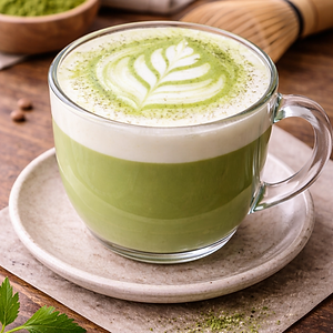 Smooth Ceremonial Matcha with Milk