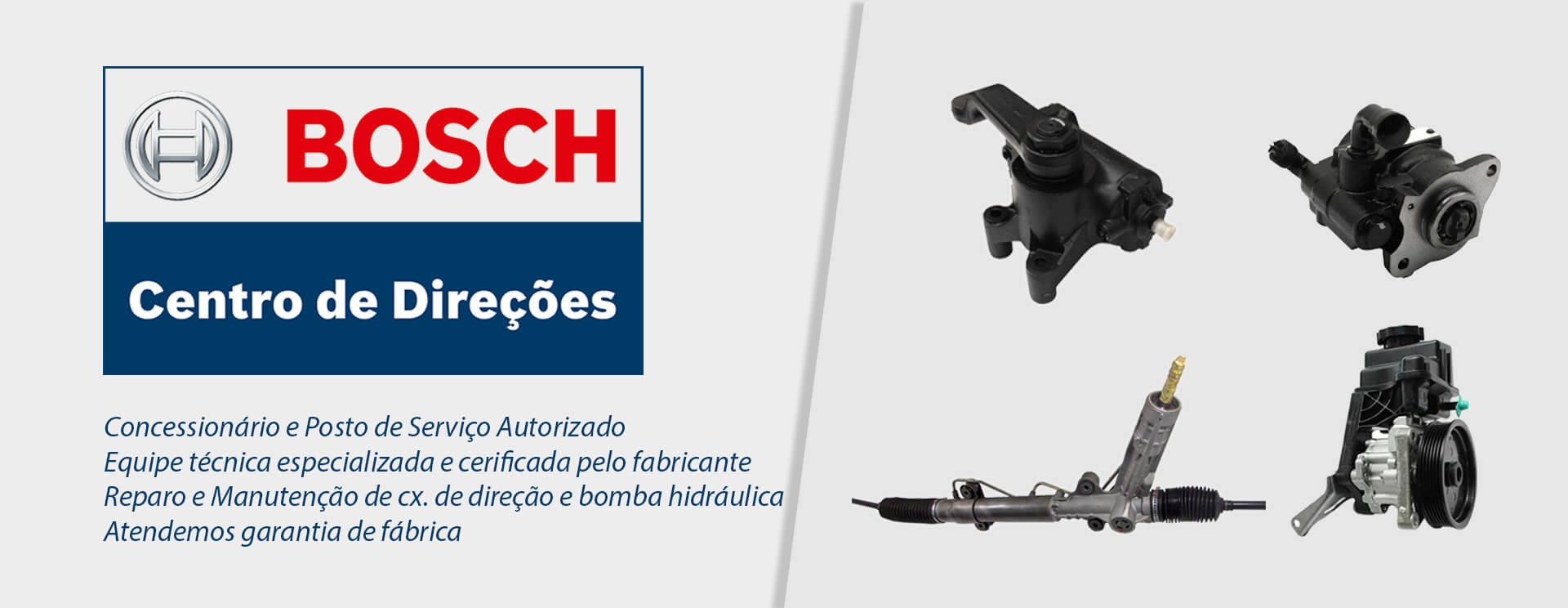 Direpeças Bosch Centro de Direções | Direção Hidráulica | Curitiba